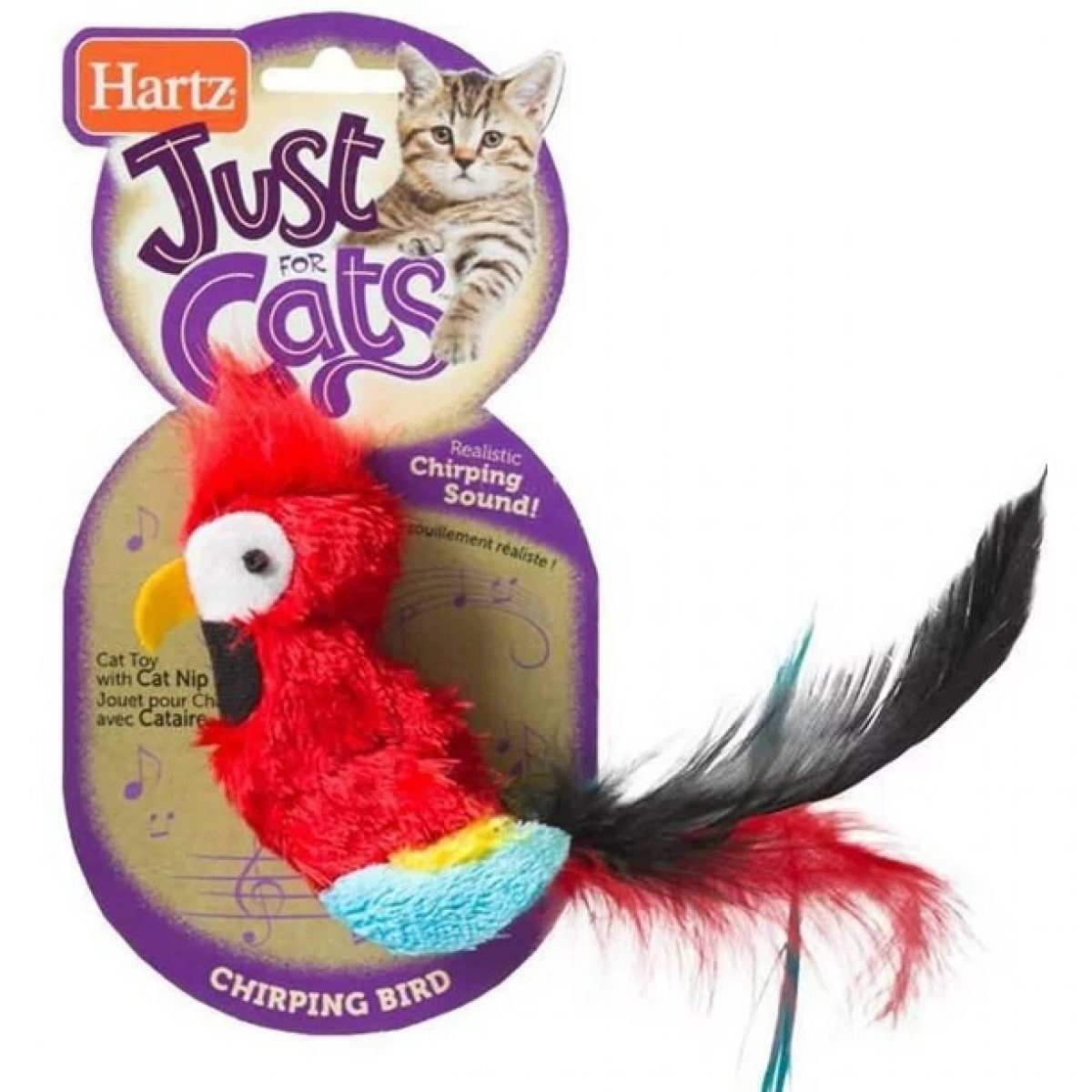Hartz Just for Cats Chirping Bird Cat Toy Hartz Just for Cats Chirping Bird Cat Toy